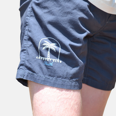 Model wearing swith croquet club lightweight short